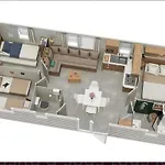 Grand Mobil-home 6 Personnes Neuf 
