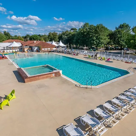 Grand Mobil-home 6 Personnes Neuf Vue En Born Le Pipiou 4 étoiles Village de vacances *