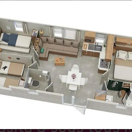 Grand Mobil-home 6 Personnes Neuf 